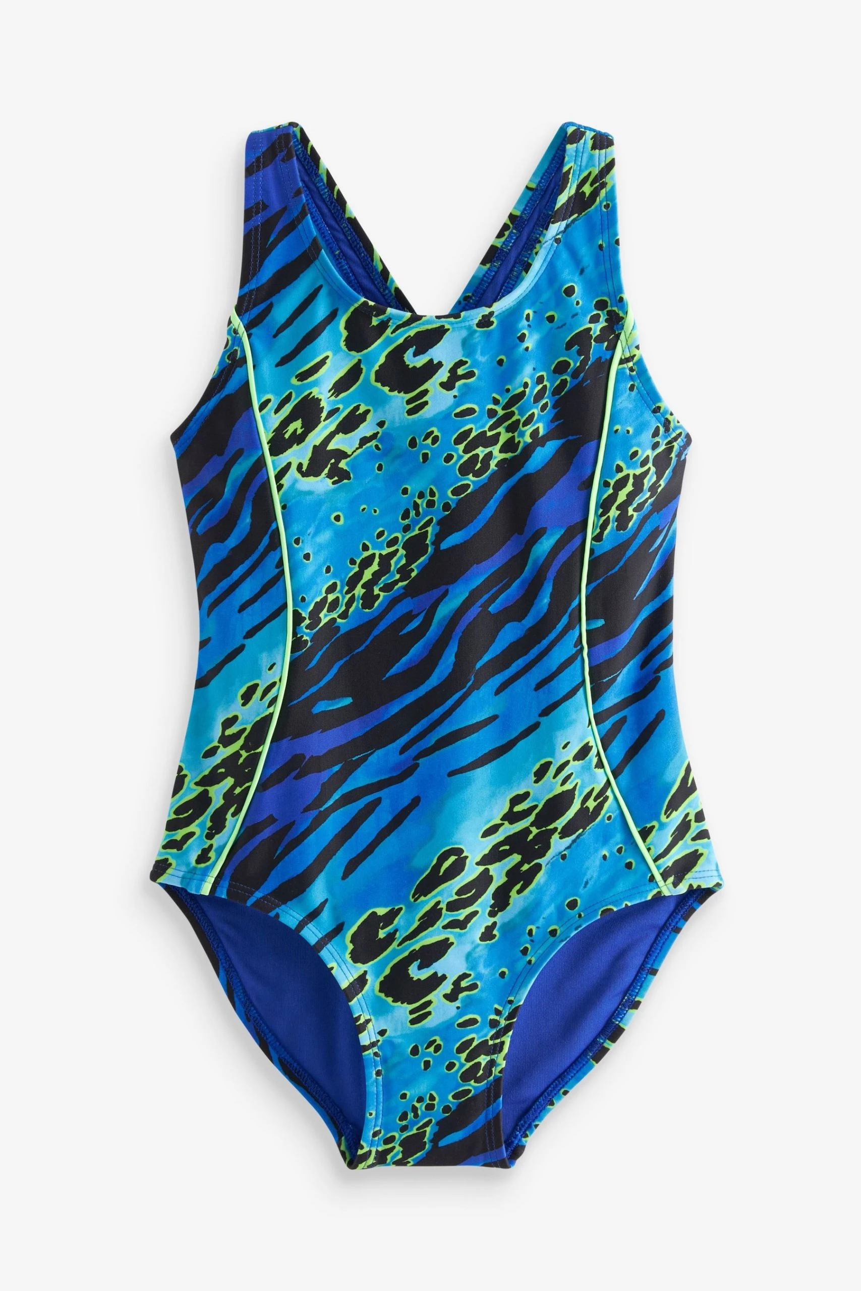 Next Sports Cross-Back Swimsuit (3-16yrs) 6 Next Sports Cross-Back Swimsuit (3-16yrs) - Image 4