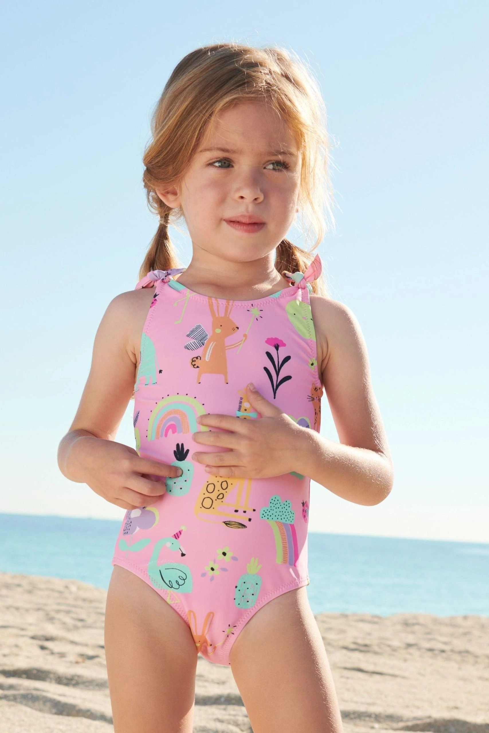 Next Tie Shoulder Swimsuit (3mths-7yrs) 3 Next Tie Shoulder Swimsuit (3mths-7yrs)