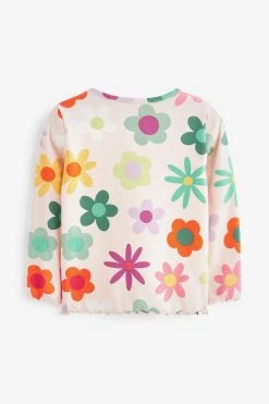 Next Long Sleeve Rib T-Shirt (3mths-8yrs) -Angel & Rocket Shop U80 818s6