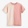 Next Pink Spliced Oversized Cotton T-Shirt (3mths-7yrs) -Angel & Rocket Shop U80822s