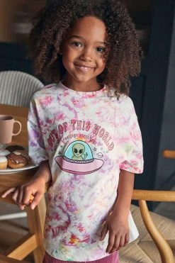 Next Oversized Graphic T-Shirt (3-16yrs)