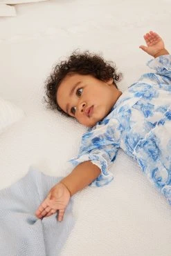 Baker By Ted Baker Blue Toile Dress -Angel & Rocket Shop U83671s8