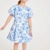Baker By Ted Baker Glitch Print Scuba Dress