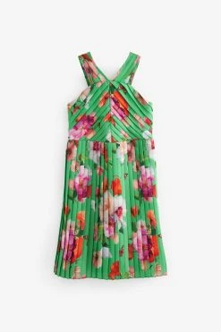 Baker By Ted Baker Green Floral Halter Neck Dress 15 Baker By Ted Baker Green Floral Halter Neck Dress -Angel & Rocket Shop U86431s5