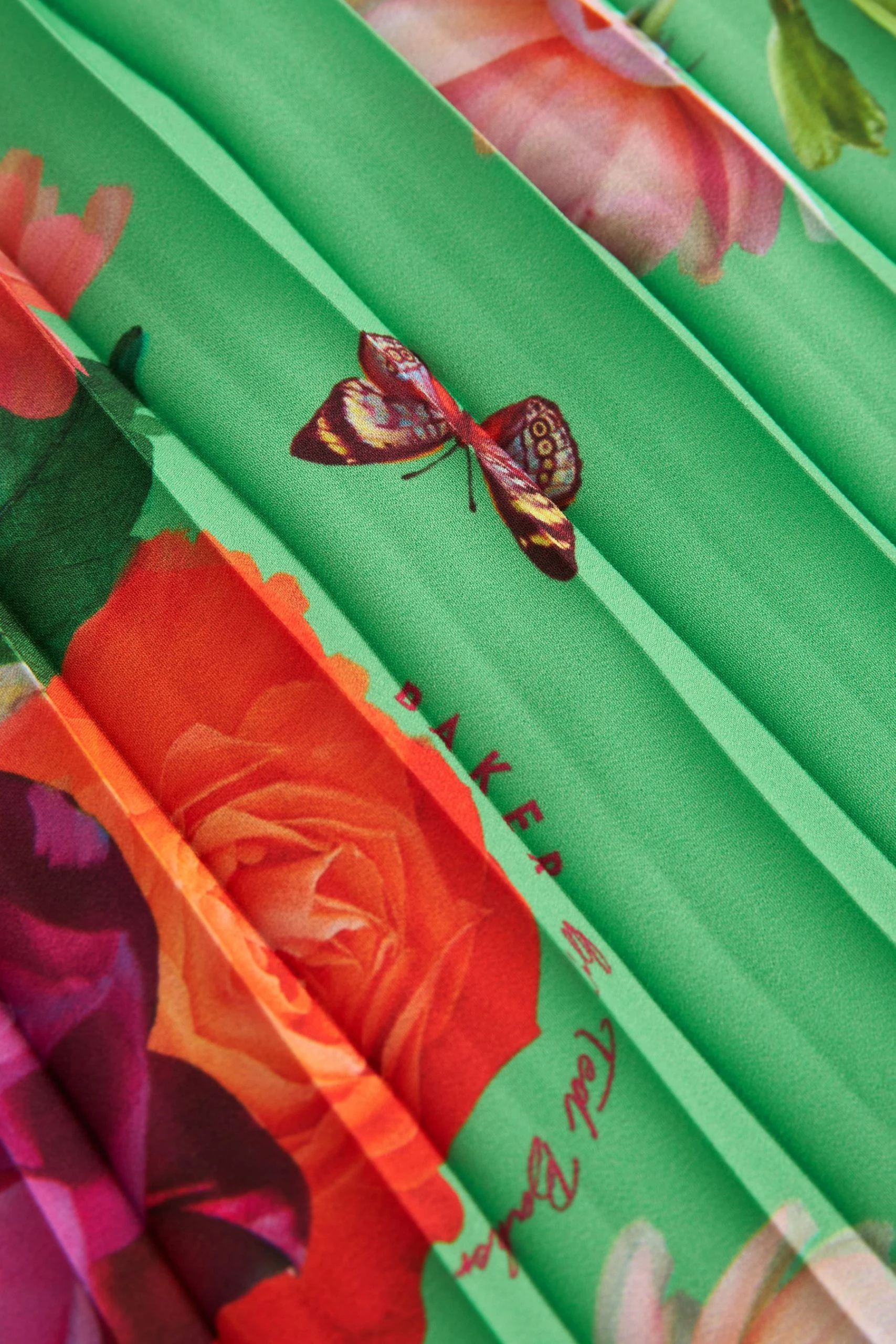 Baker By Ted Baker Green Floral Halter Neck Dress 11 Baker By Ted Baker Green Floral Halter Neck Dress - Image 9