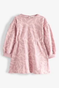 Baker By Ted Baker Pink Stencil Sweat Dress -Angel & Rocket Shop U88826s4