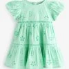 Baker By Ted Baker Branded Broderie Dress -Angel & Rocket Shop U92866s