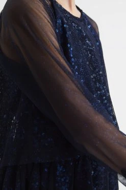 Reiss Mika Sequin Sheer Tutu Dress -Angel & Rocket Shop U95351s6