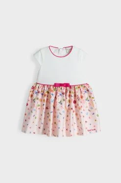 Paul Smith JUNIOR Paul Smith Baby Girls Pink And White Floral Dress